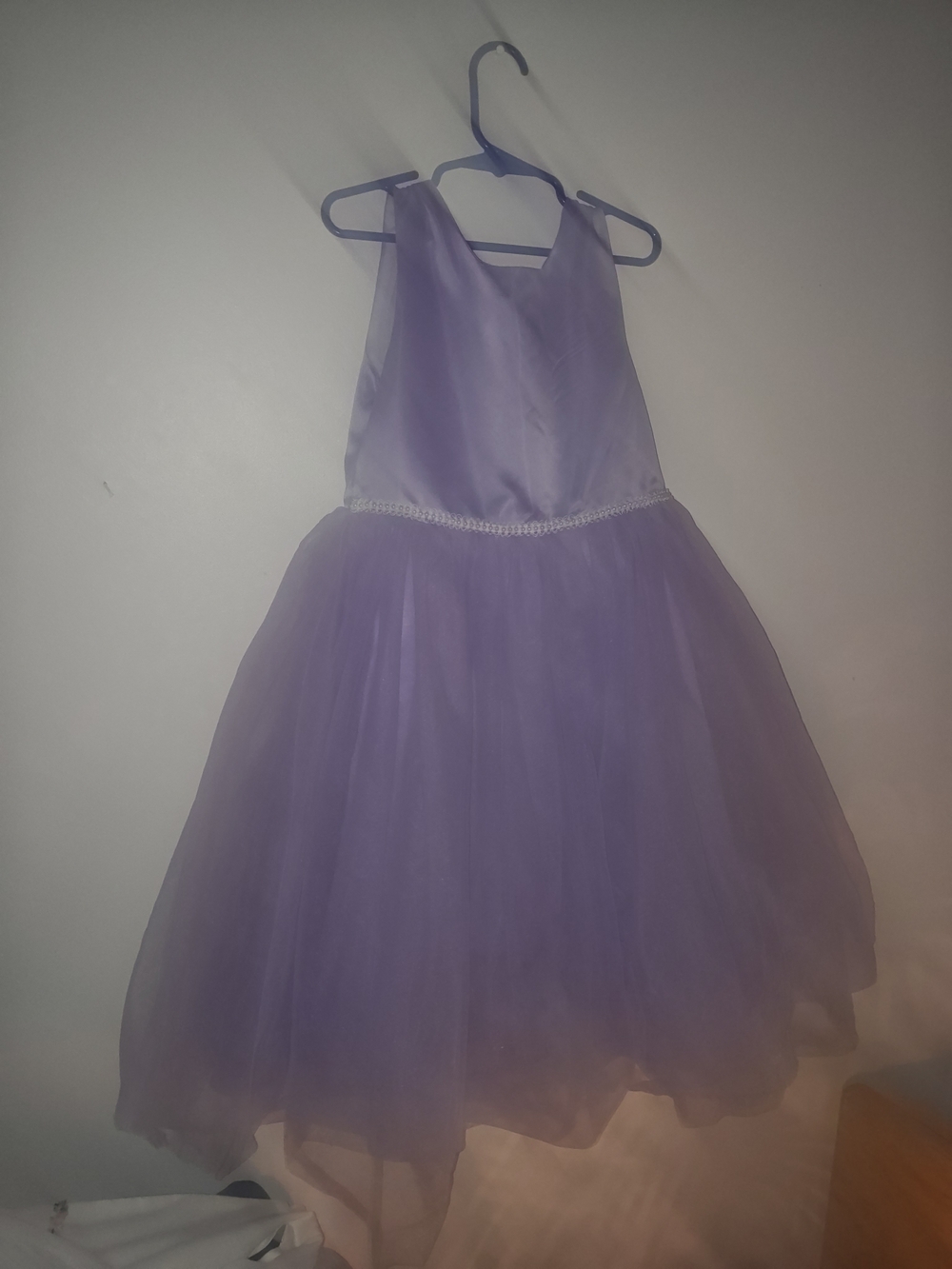 Girls Lavender Tulle Princess Costume Dress